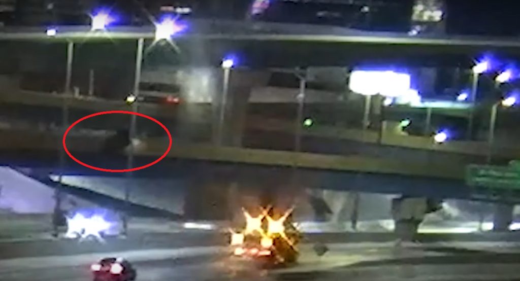  Watch As Yet Another Driver Launches Off A Bridge In Milwaukee