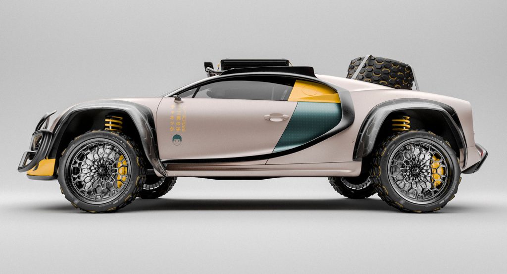  Dear Bugatti, Can You Please Make A Chiron Off-Roader Like This?