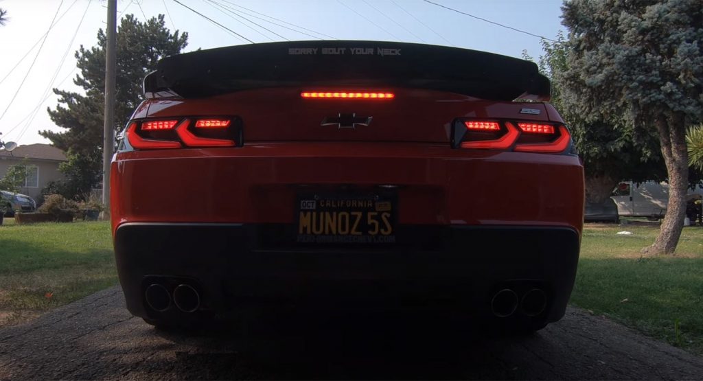  The Chevrolet Camaro Looks Pretty Good With C8 Corvette-Style Taillights