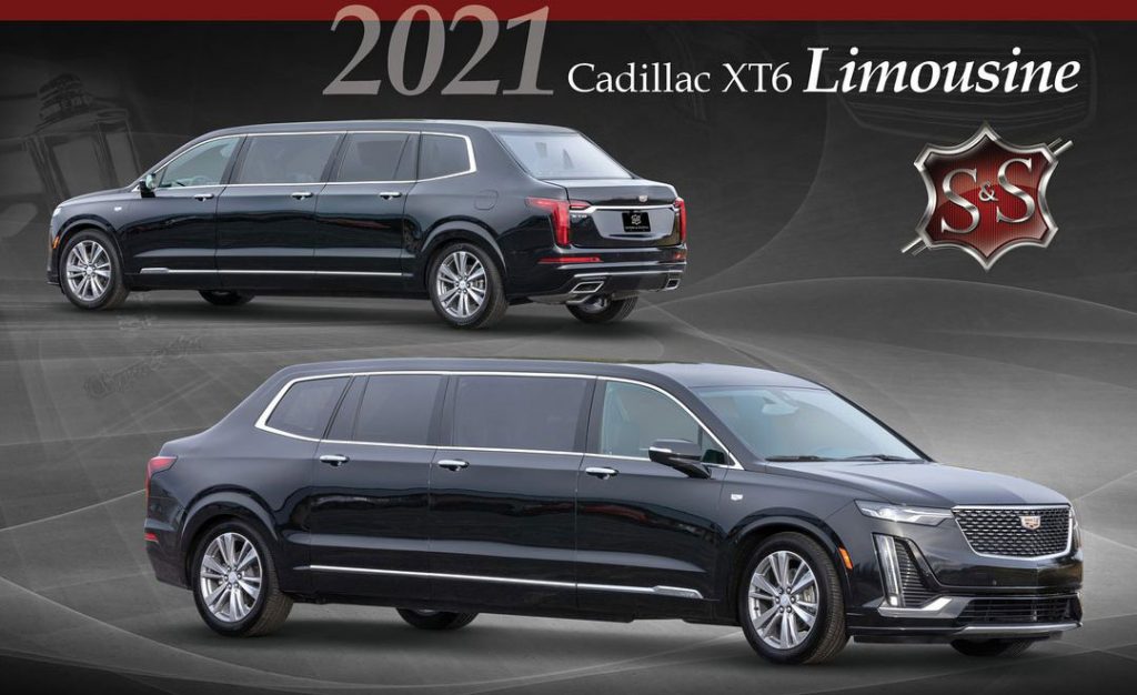 This Custom Cadillac XT6 “Presidential” Limousine Has Six Doors, Three Rows, And A Trunk