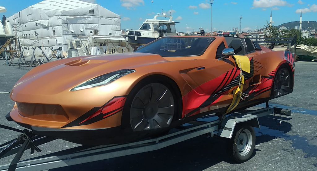 You’ve Heard People Call The Dodge Challenger A Boat, But This Corvette Actually Is One