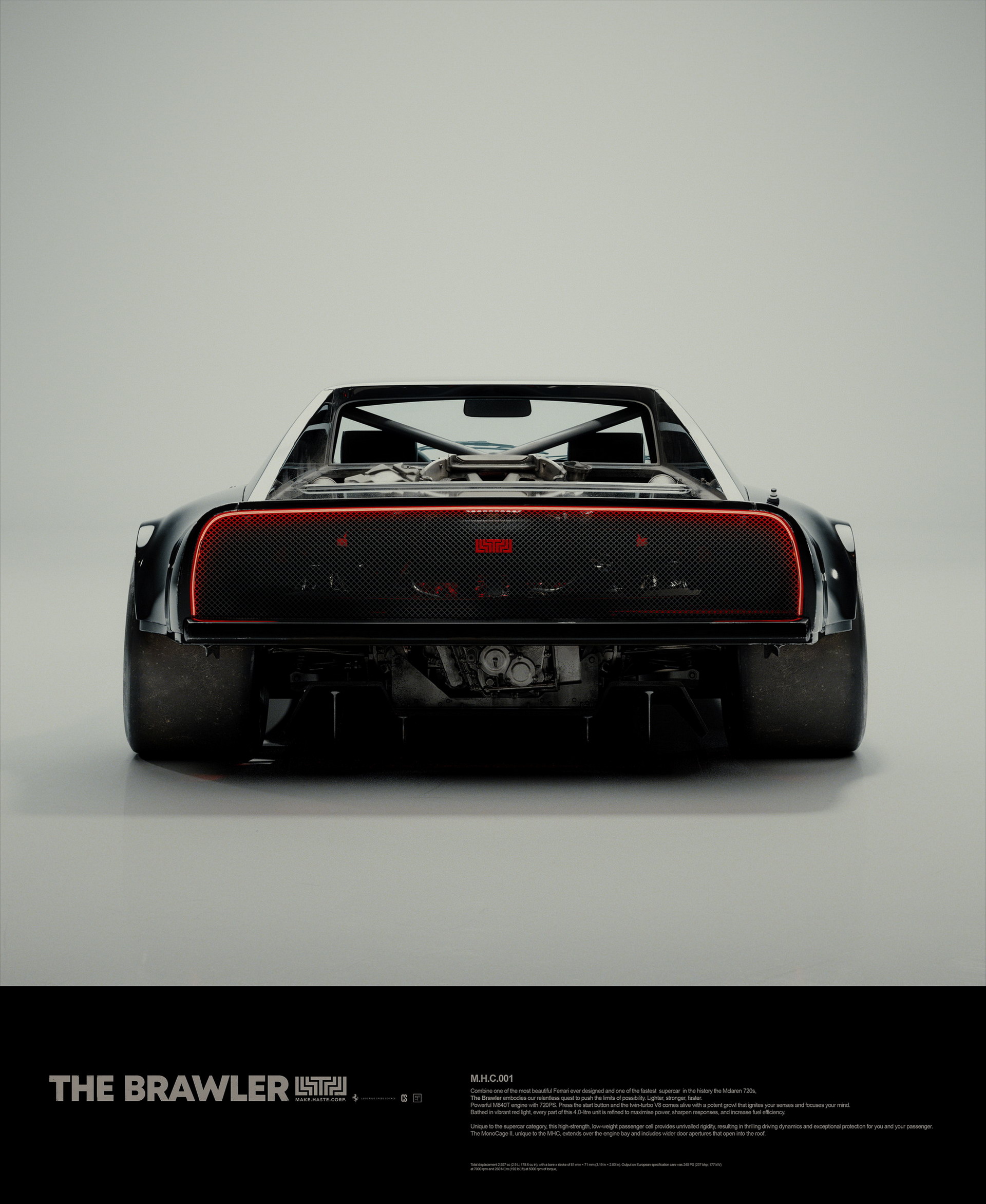 Ferrari 308 “The Brawler” Is A Restomodded Rendering Done Right