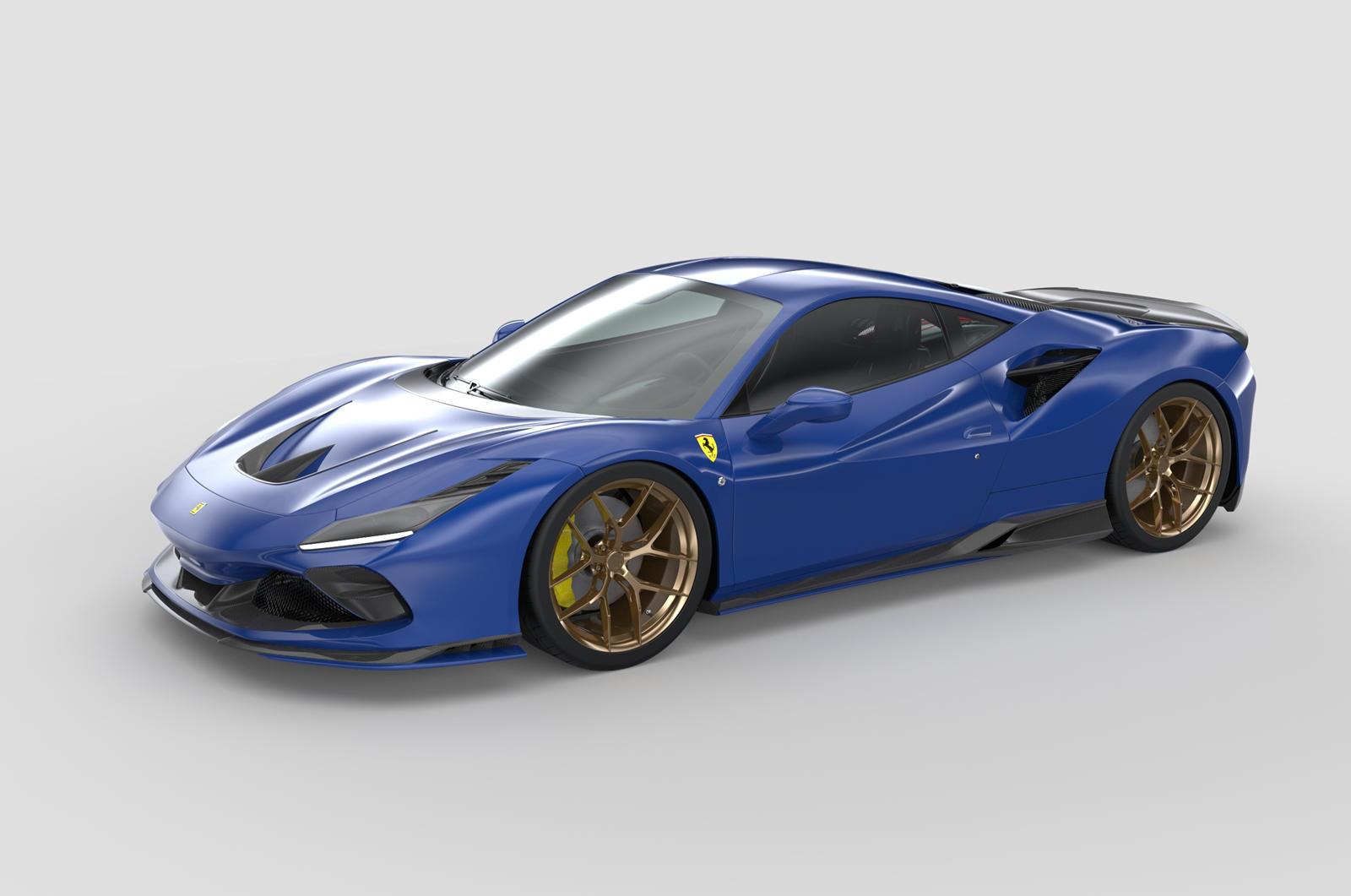 Ferrari F8 Tributo Amped Up With 3D-Printed Body Kit