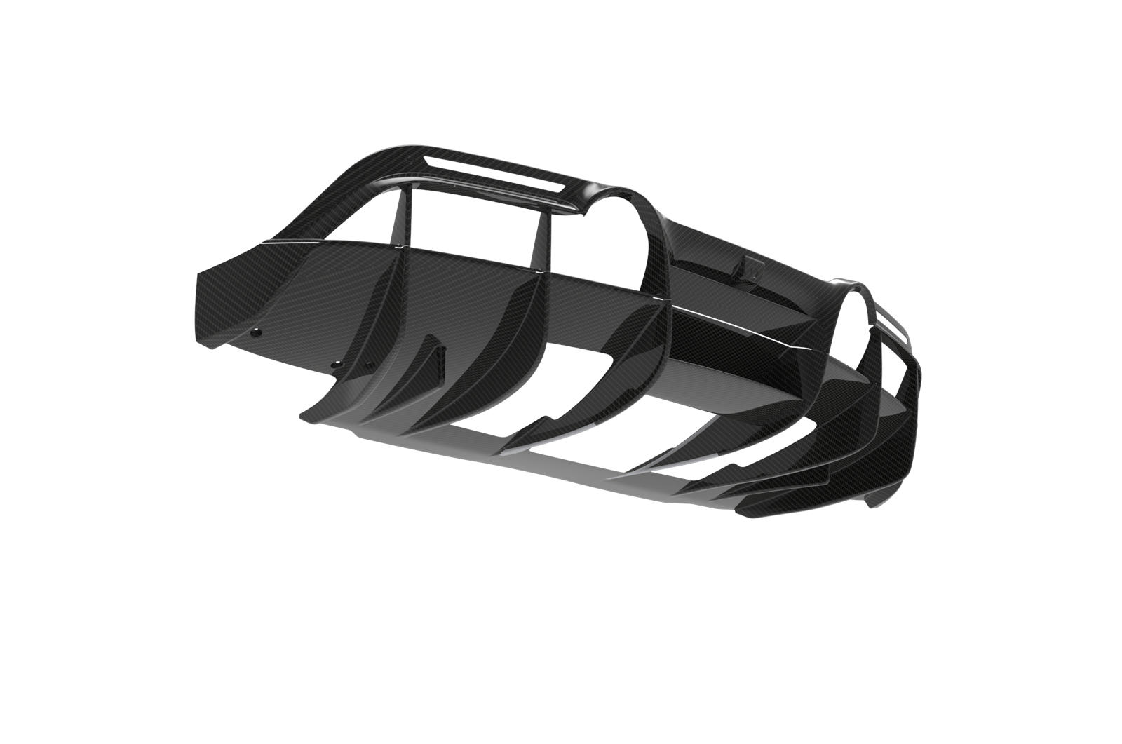 Ferrari F8 Tributo Amped Up With 3D-Printed Body Kit