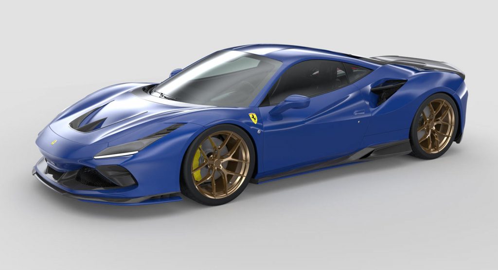  Ferrari F8 Tributo Amped Up With 3D-Printed Body Kit