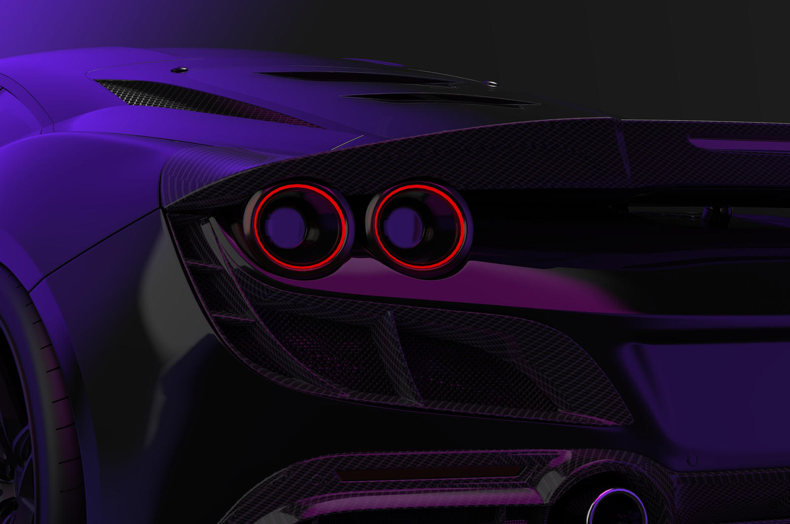 Ferrari F8 Tributo Amped Up With 3D-Printed Body Kit