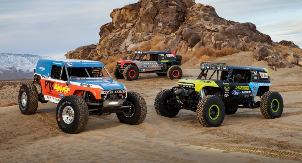 New Ford Bronco Race Trucks Heading To King Of The Hammers With All-Star Driver Lineup