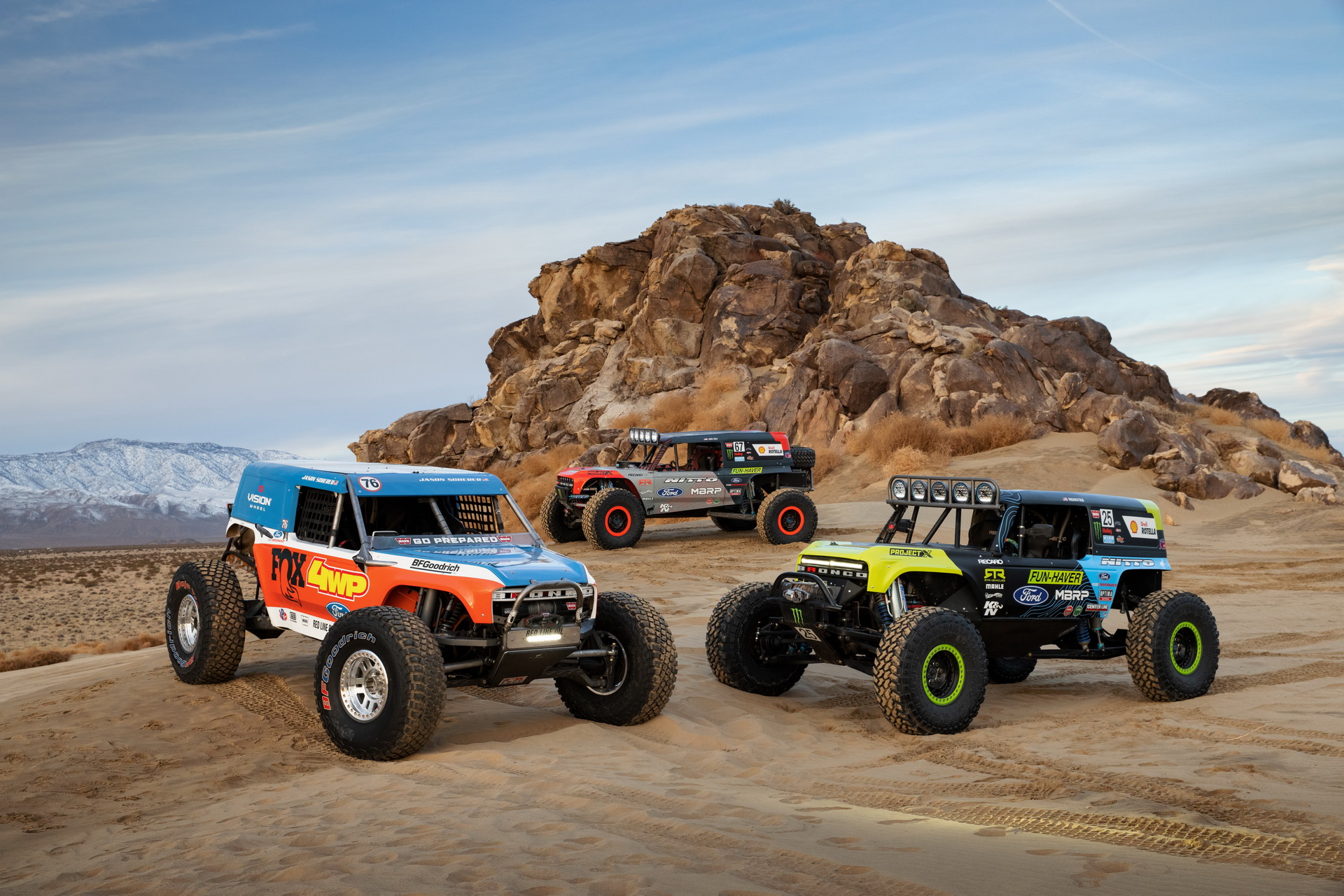 New Ford Bronco Race Trucks Heading To King Of The Hammers With All-Star Driver Lineup