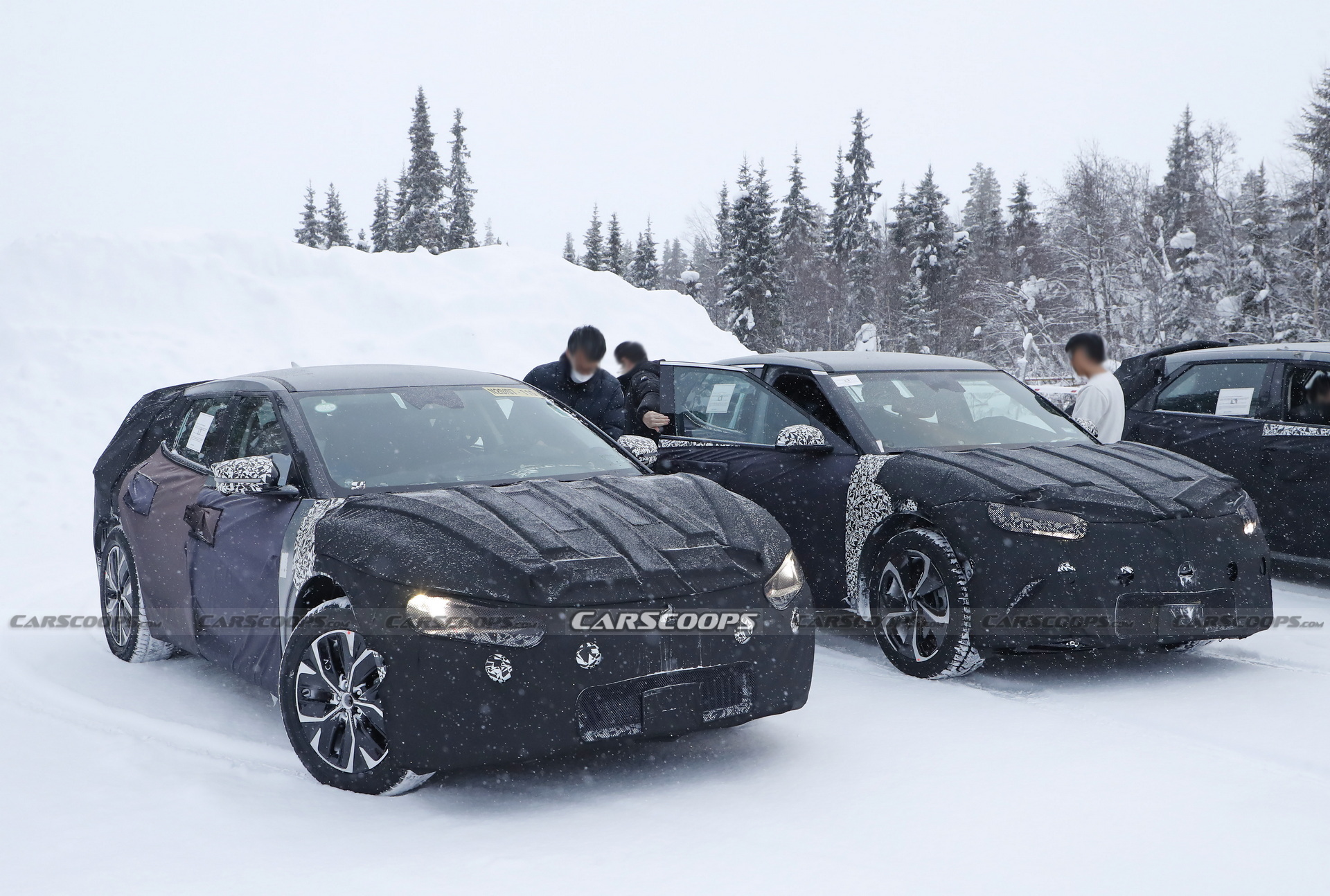 Kia, Hyundai, And Genesis All Spied Testing EVs Together In The Snow