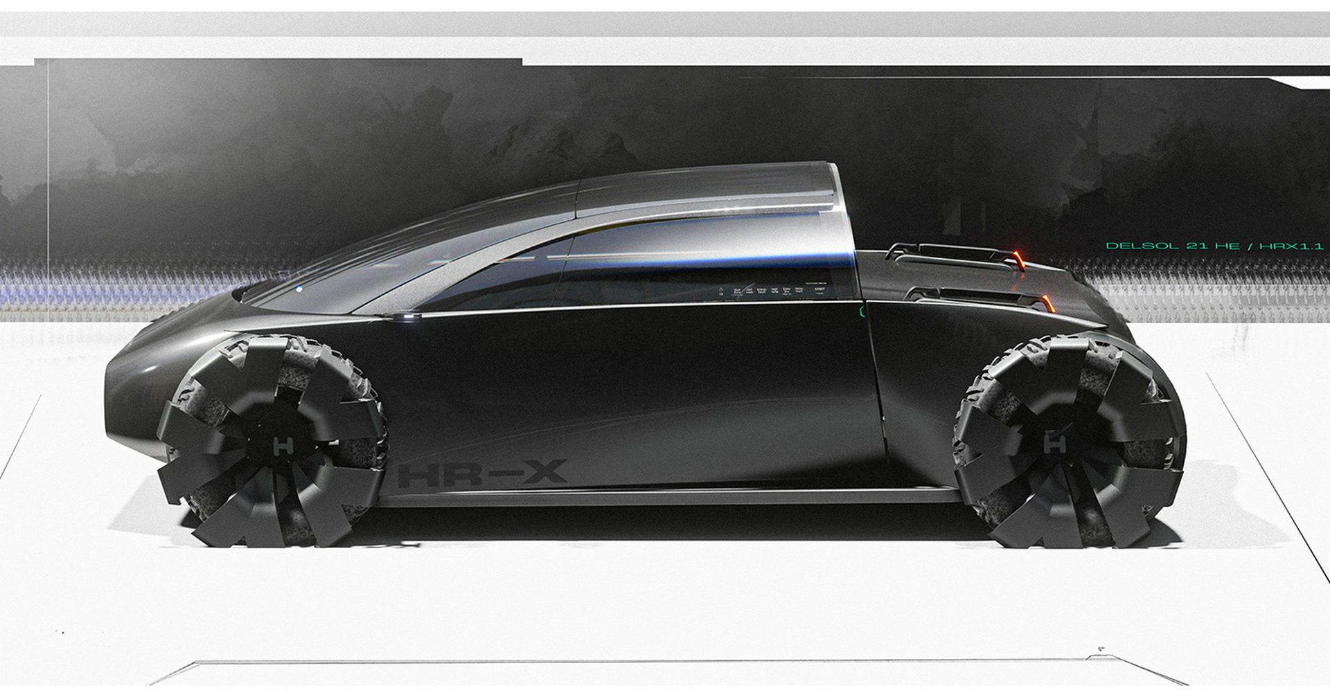 Honda ‘HR-X Delsol’ Design Proposal Is An Otherworldly Personal Electric Pick-up
