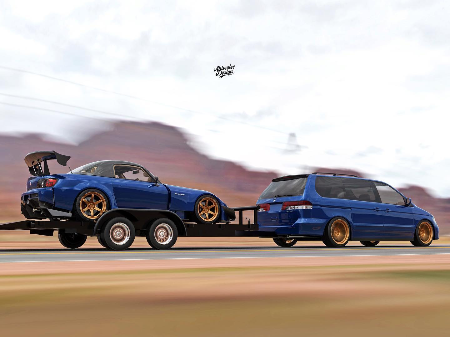 Matching Honda Odyssey And S2000 Would Make For The Ultimate Track Day Combo