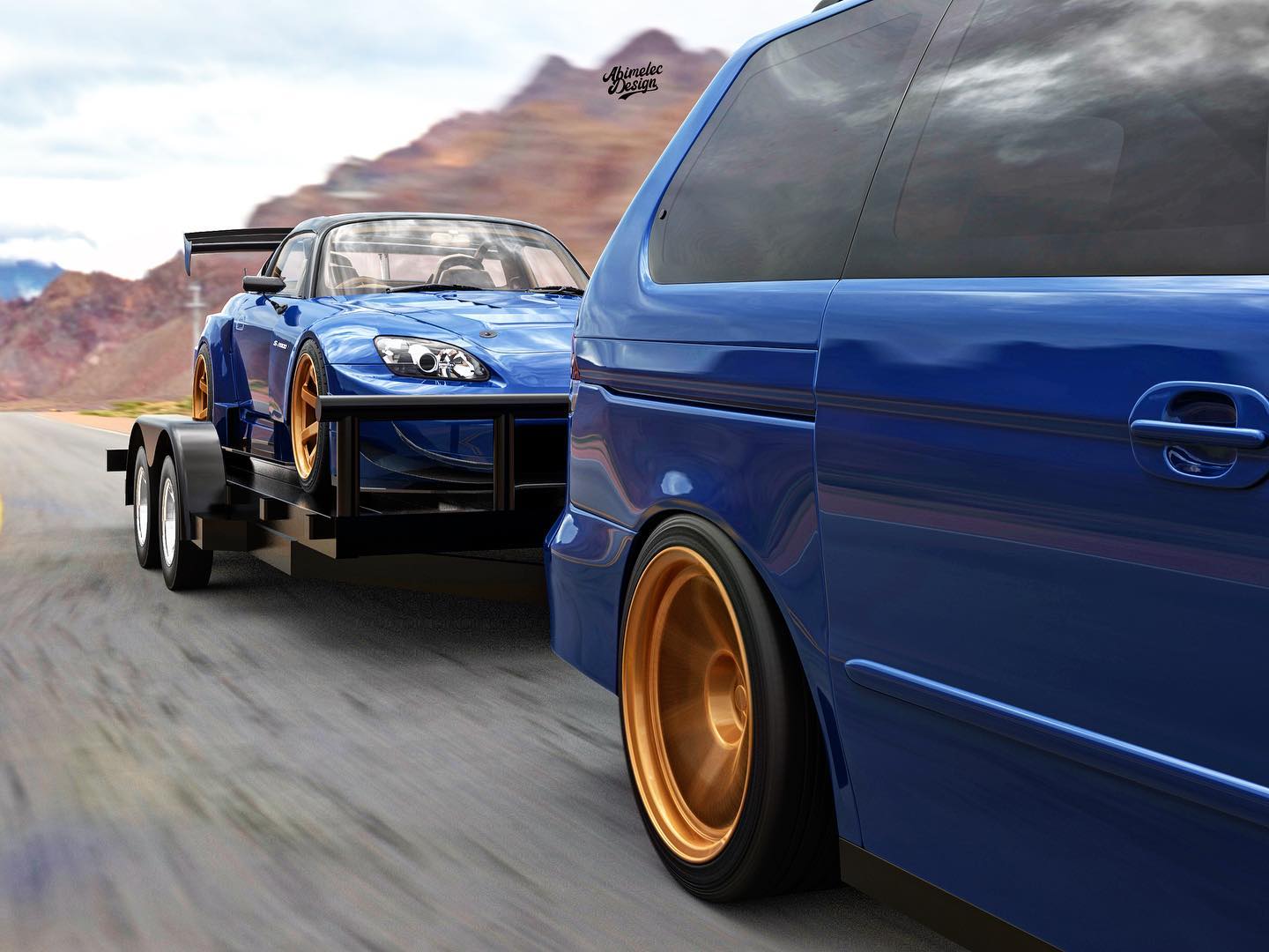 Matching Honda Odyssey And S2000 Would Make For The Ultimate Track Day Combo