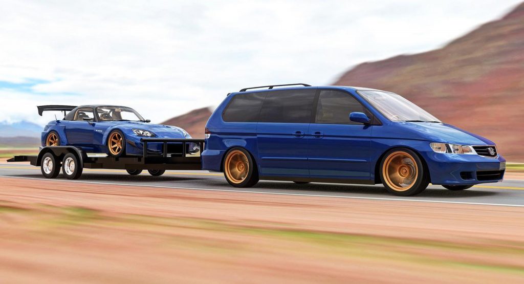  Matching Honda Odyssey And S2000 Would Make For The Ultimate Track Day Combo