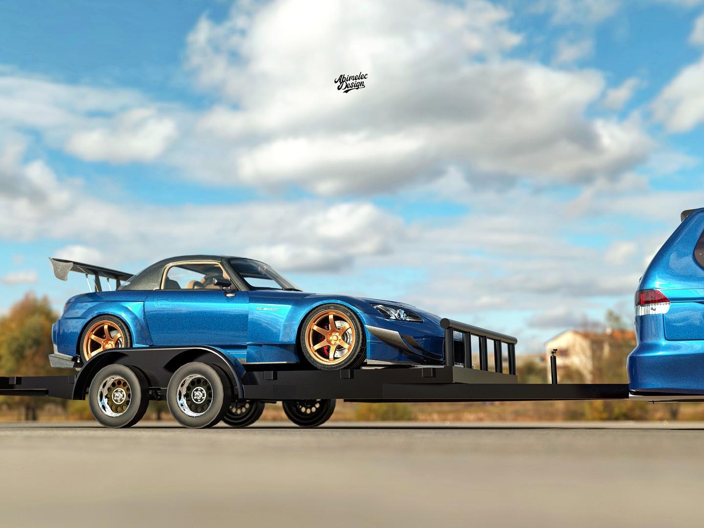 Matching Honda Odyssey And S2000 Would Make For The Ultimate Track Day Combo