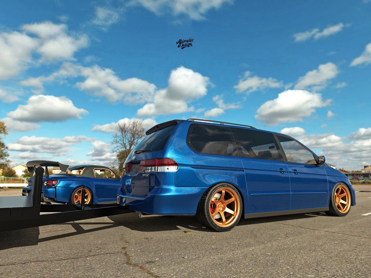 Matching Honda Odyssey And S2000 Would Make For The Ultimate Track Day Combo