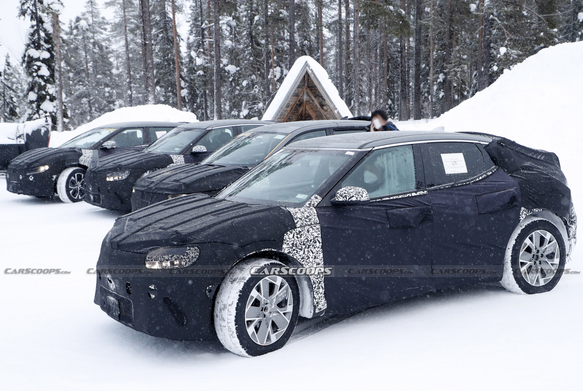 Kia, Hyundai, And Genesis All Spied Testing EVs Together In The Snow