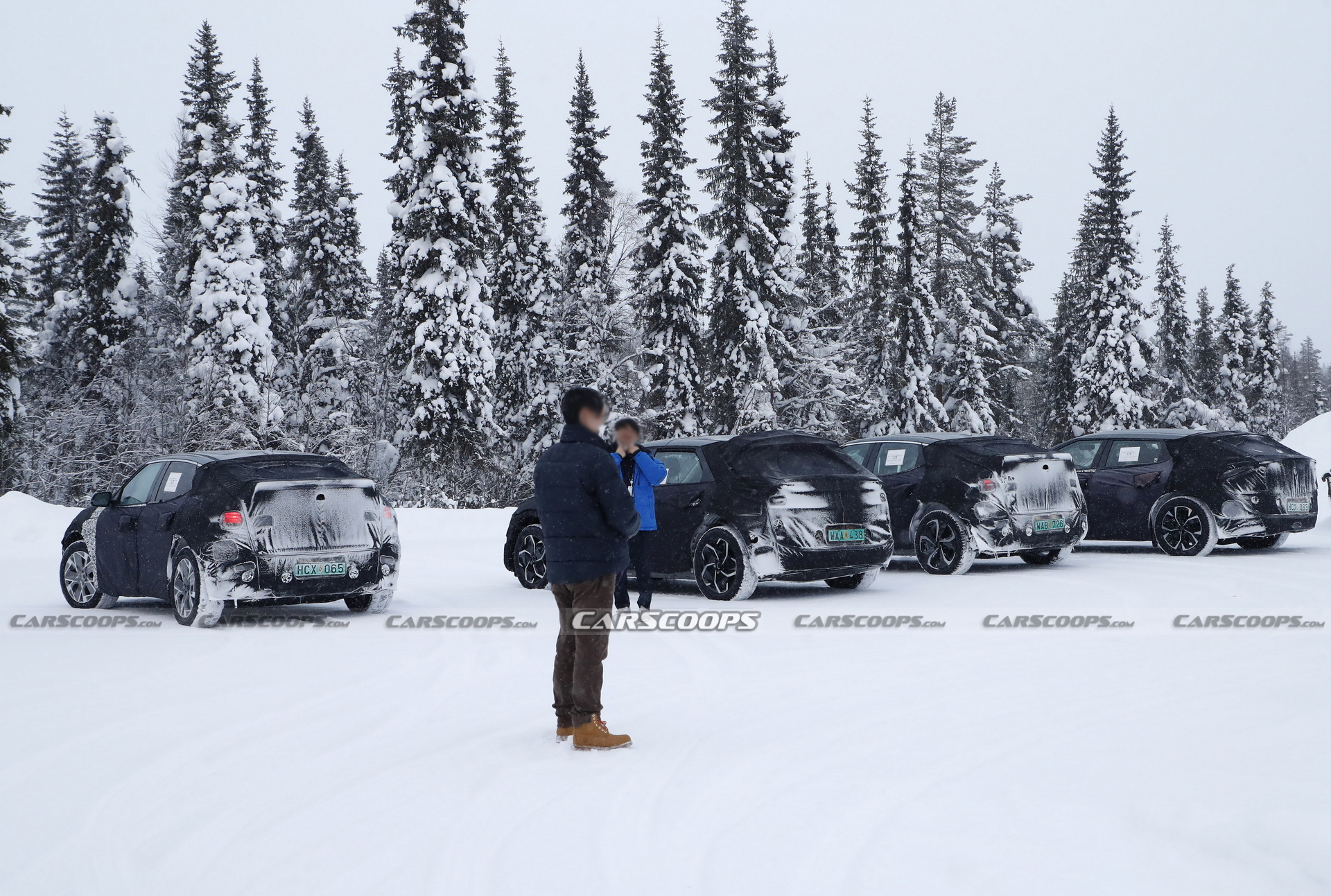 Kia, Hyundai, And Genesis All Spied Testing EVs Together In The Snow