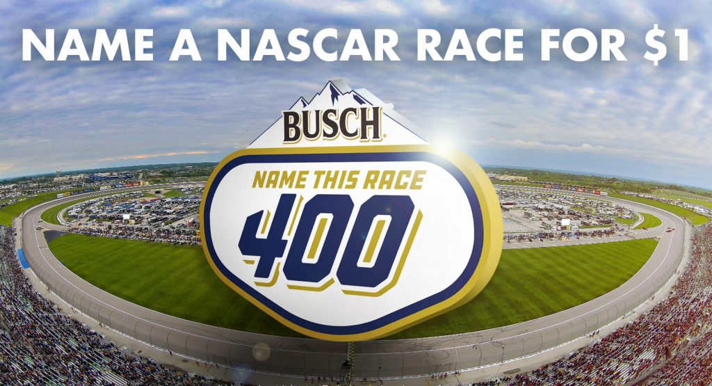  Busch Beer Offering Fans Opportunity To Name A NASCAR Race For A $1 Donation