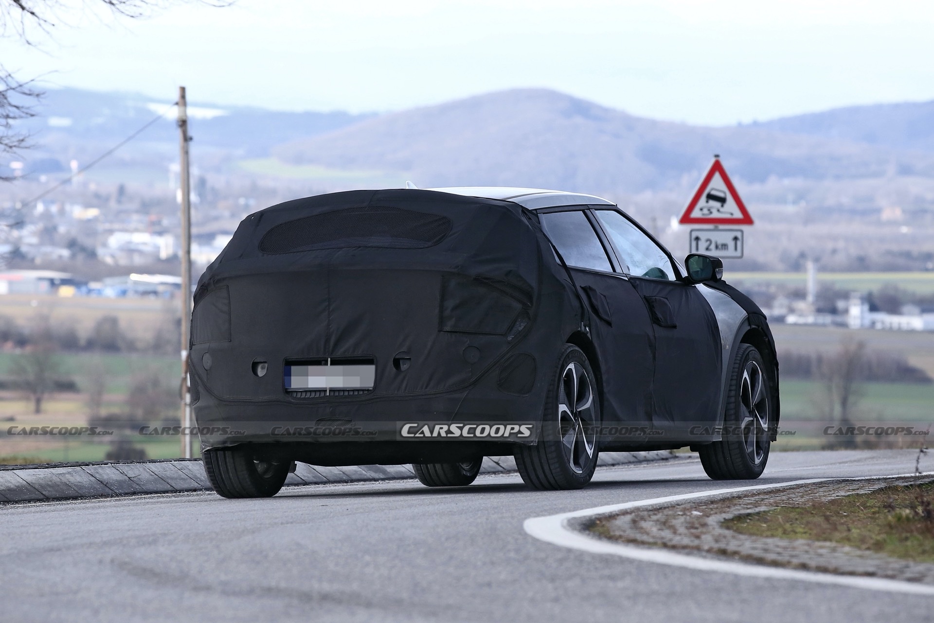 Kia CV Spied Testing Again As All-Electric Crossover’s Launch Nears