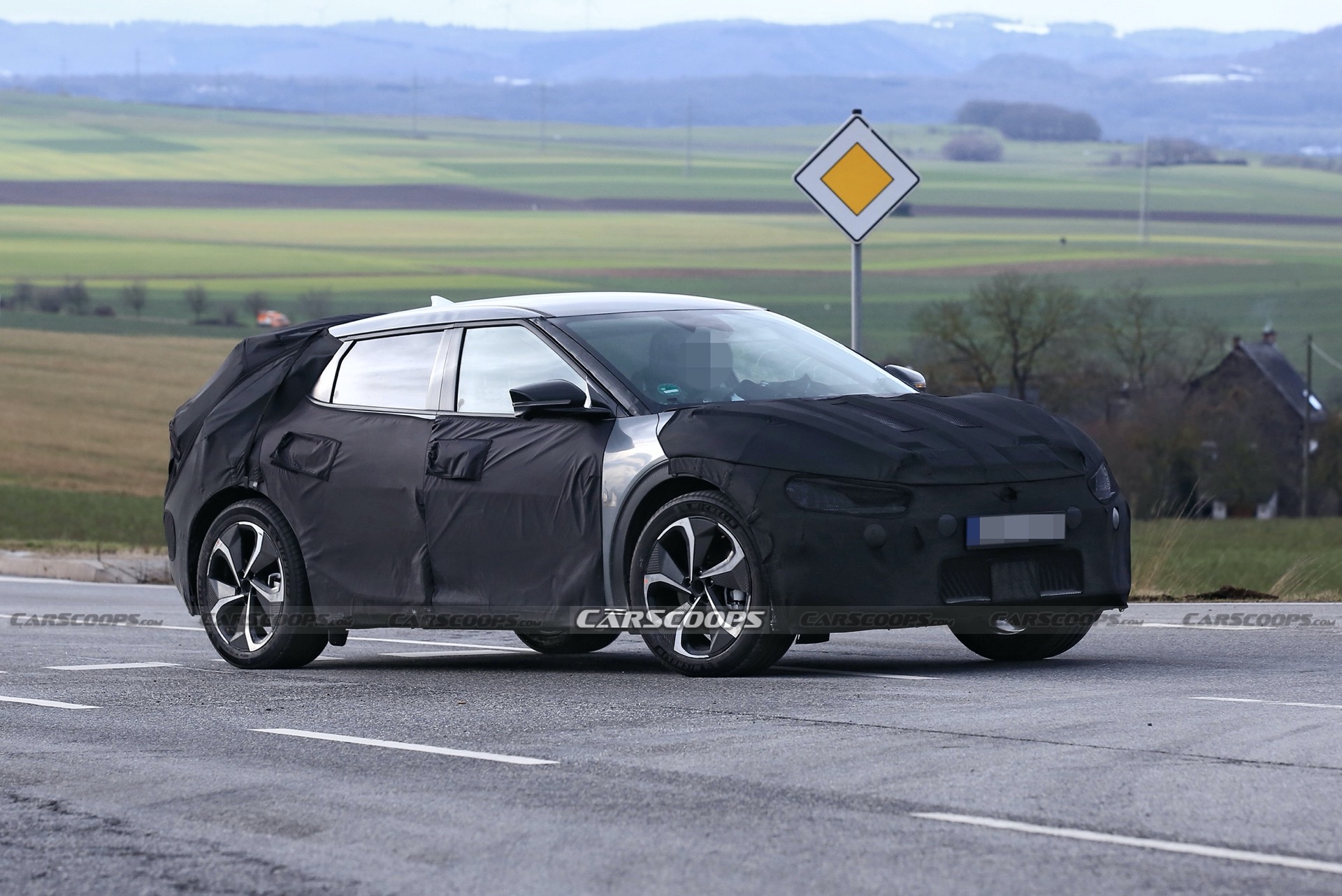 Kia CV Spied Testing Again As All-Electric Crossover’s Launch Nears