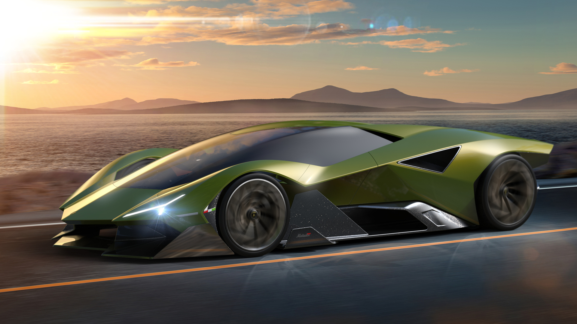 Matador Concept Uses Lamborghini’s Past To Imagine Their Car Of The Future