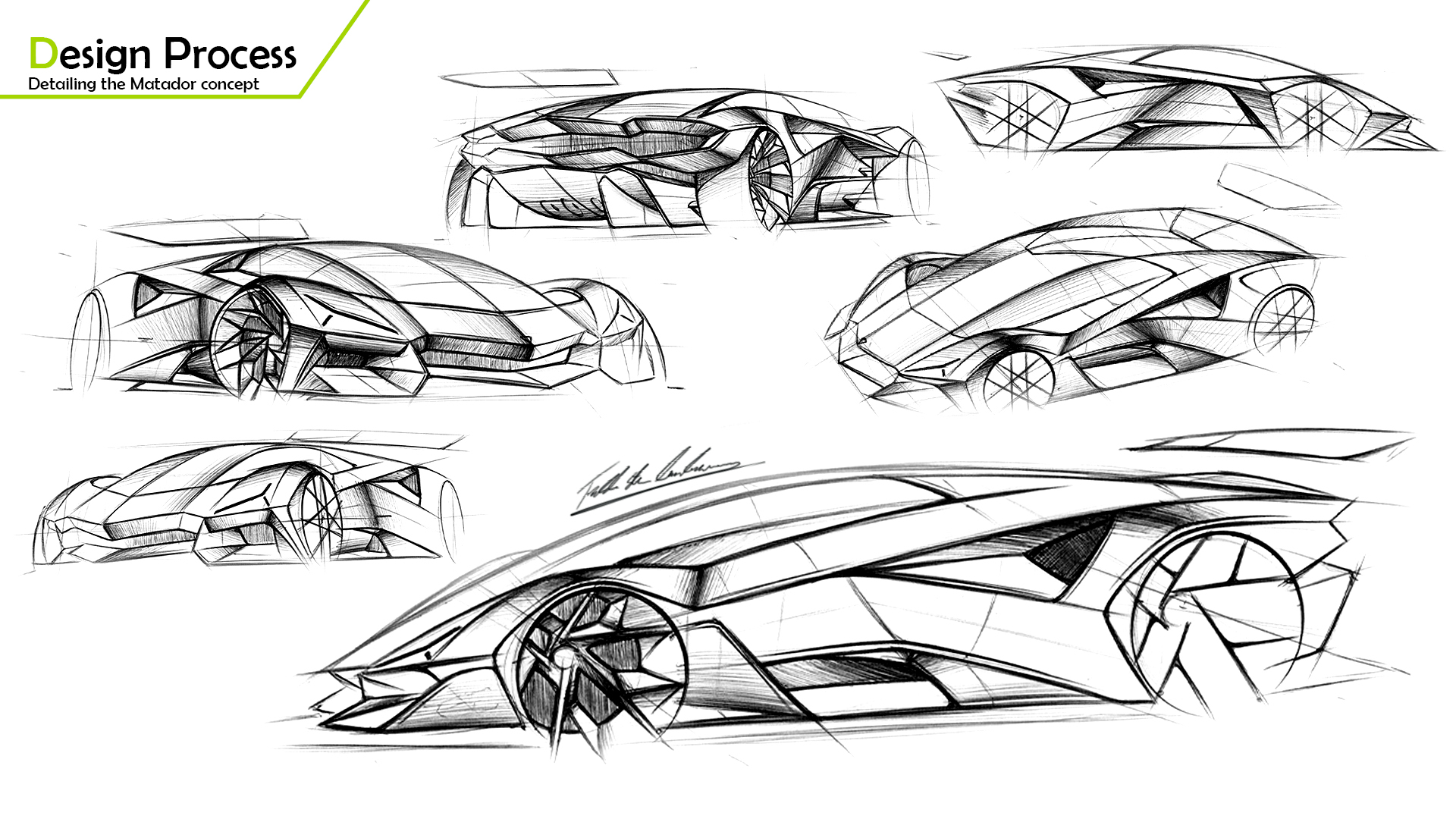 Matador Concept Uses Lamborghini’s Past To Imagine Their Car Of The Future