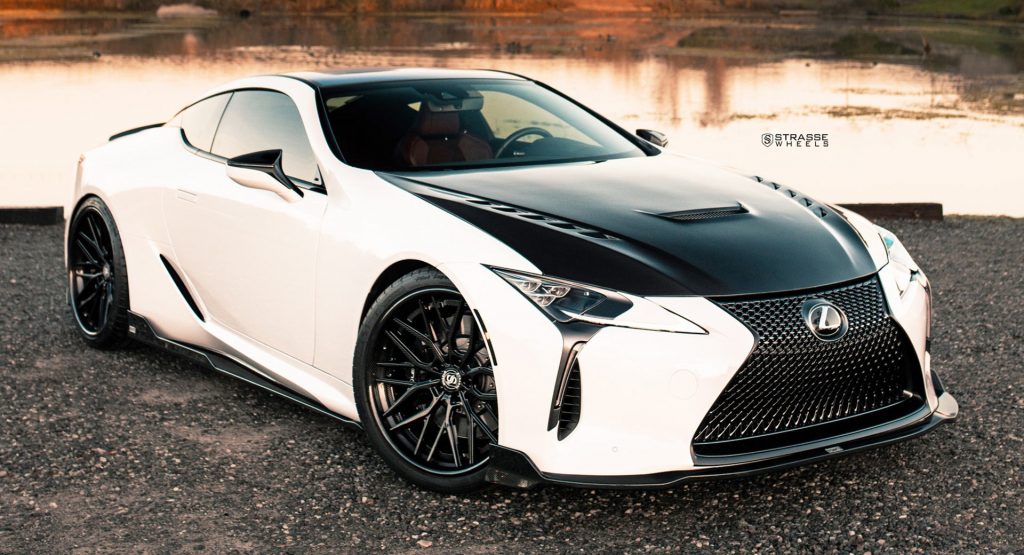  Lexus LC500 Looks Even Better With These ‘Carbon Fiber’ Wheels