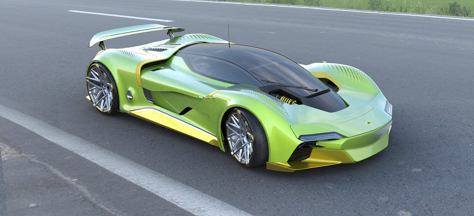 Lightweight Lotus Hypercar Design Study Doesn’t Hold Anything Back