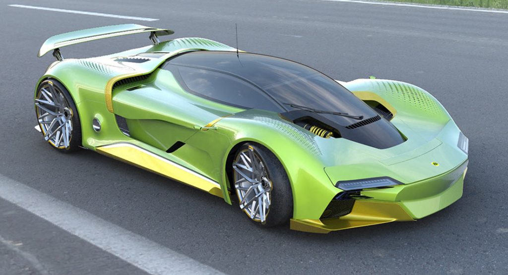 Lightweight Lotus Hypercar Design Study Doesn’t Hold Anything Back