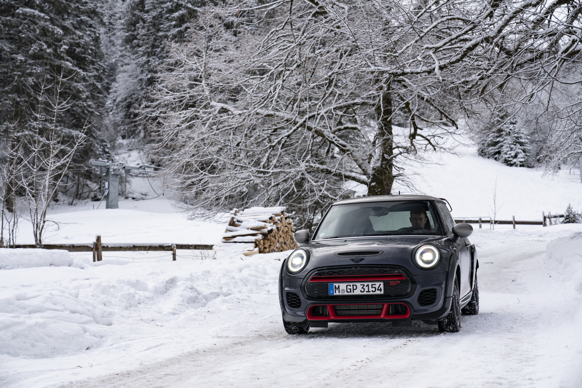 Too Hot For Winter? MINI Launches New Winter Tire/Wheel Pack For The JCW GP