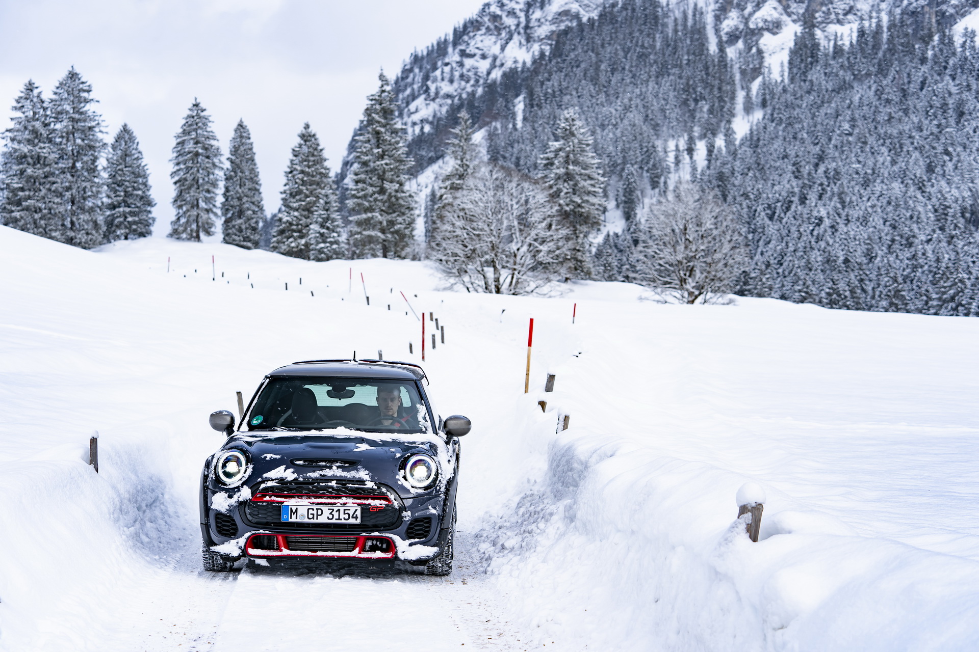 Too Hot For Winter? MINI Launches New Winter Tire/Wheel Pack For The JCW GP