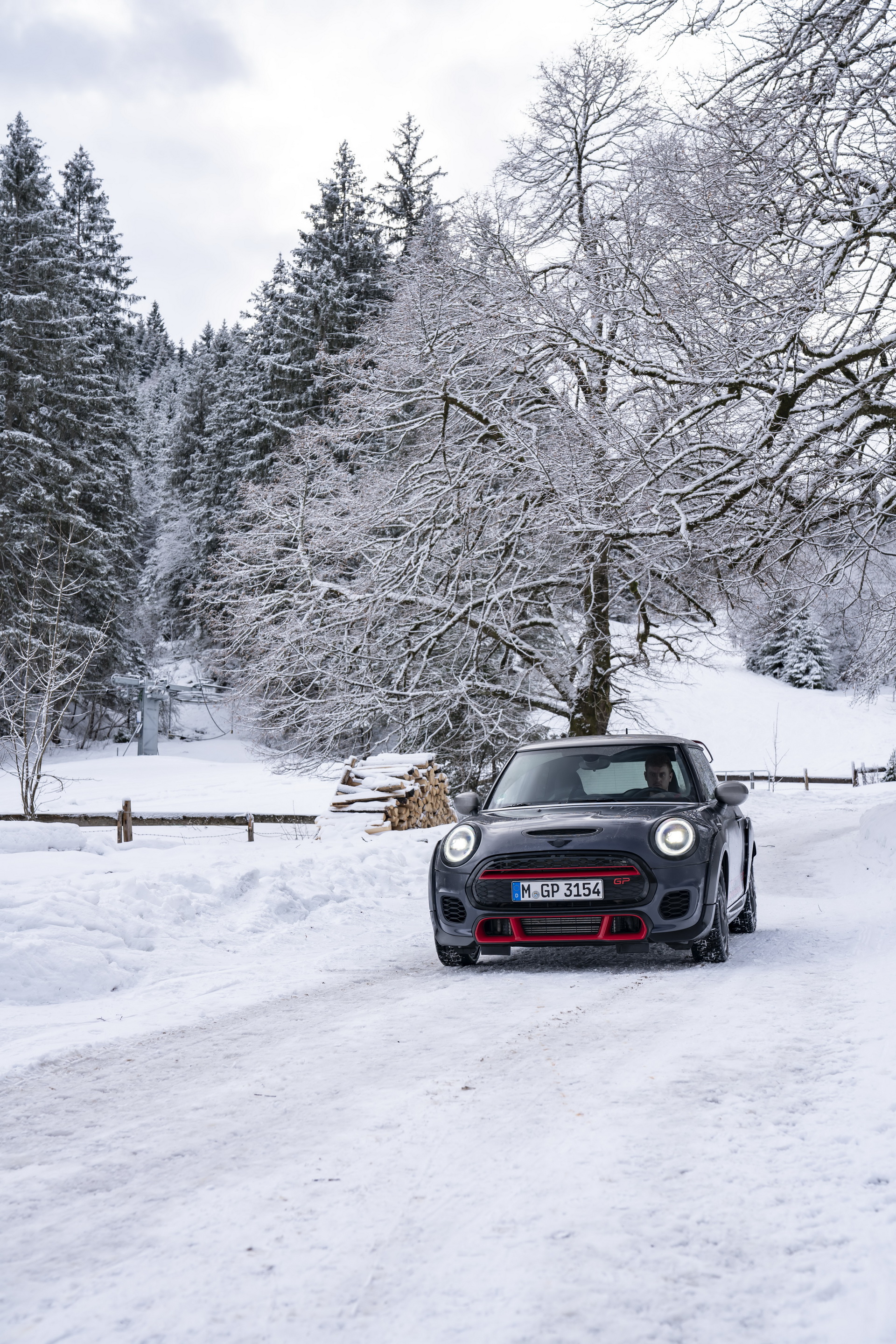 Too Hot For Winter? MINI Launches New Winter Tire/Wheel Pack For The JCW GP