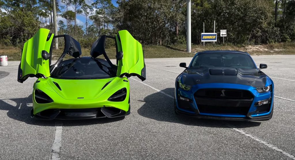  Wild 1,250 HP Ford Mustang Shelby GT500 Gives The McLaren 765LT A Run For Its Money