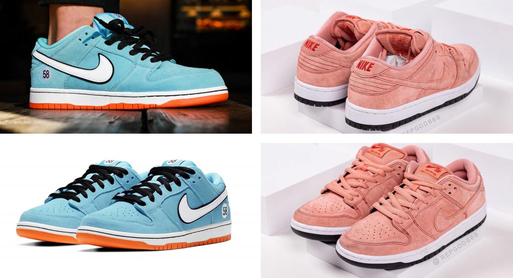 New SB “Gulf” Dunk Sneakers Take Inspiration From The Porsche 917K Carscoops