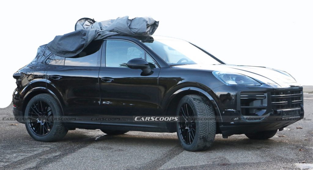 Porsche Cayenne Facelift Spied Testing With New Front And Rear Design