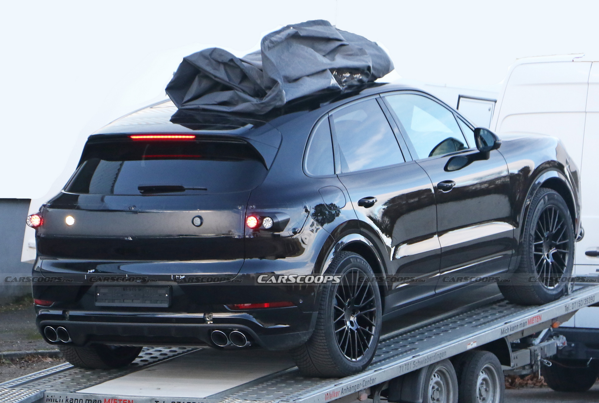 Porsche Cayenne Facelift Spied Testing With New Front And Rear Design