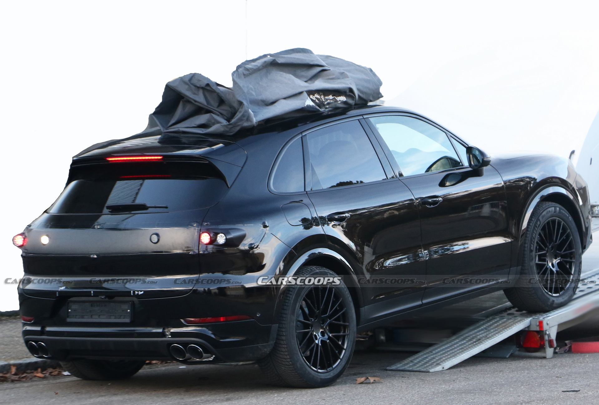 Porsche Cayenne Facelift Spied Testing With New Front And Rear Design