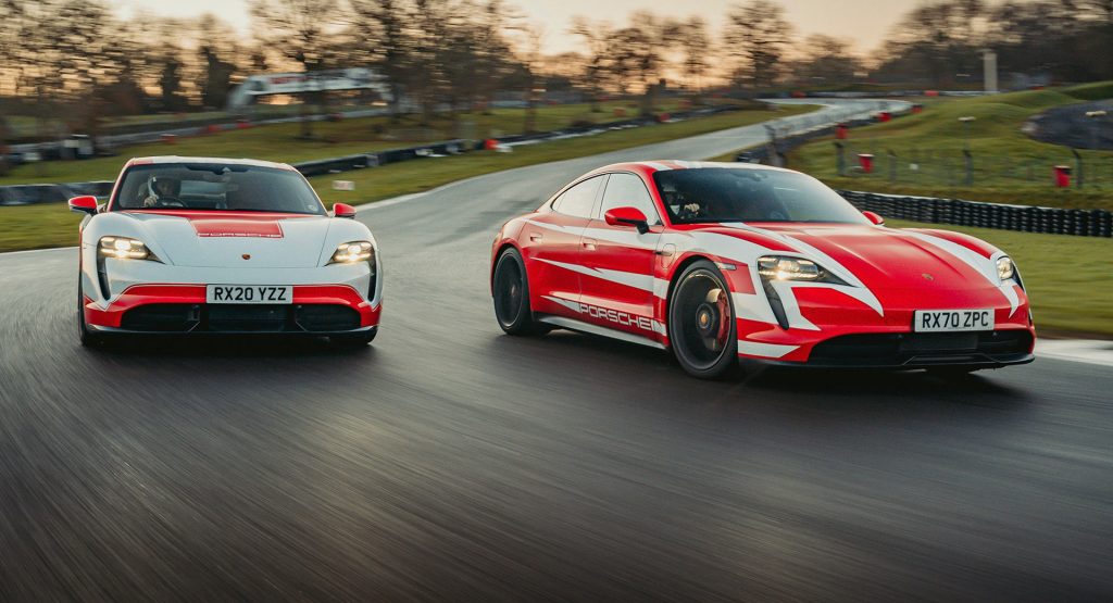 Two Porsche Taycans Set 13 Endurance Records In The UK