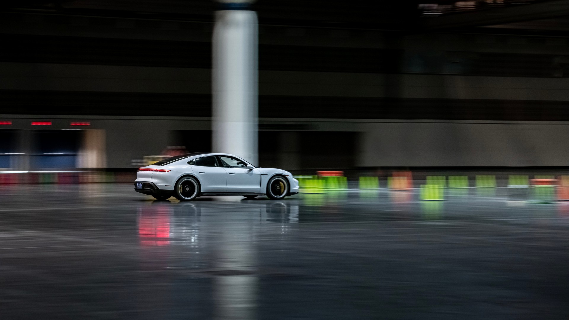 Porsche Taycan Turbo S Sets Record For Being The Fastest Vehicle Indoors