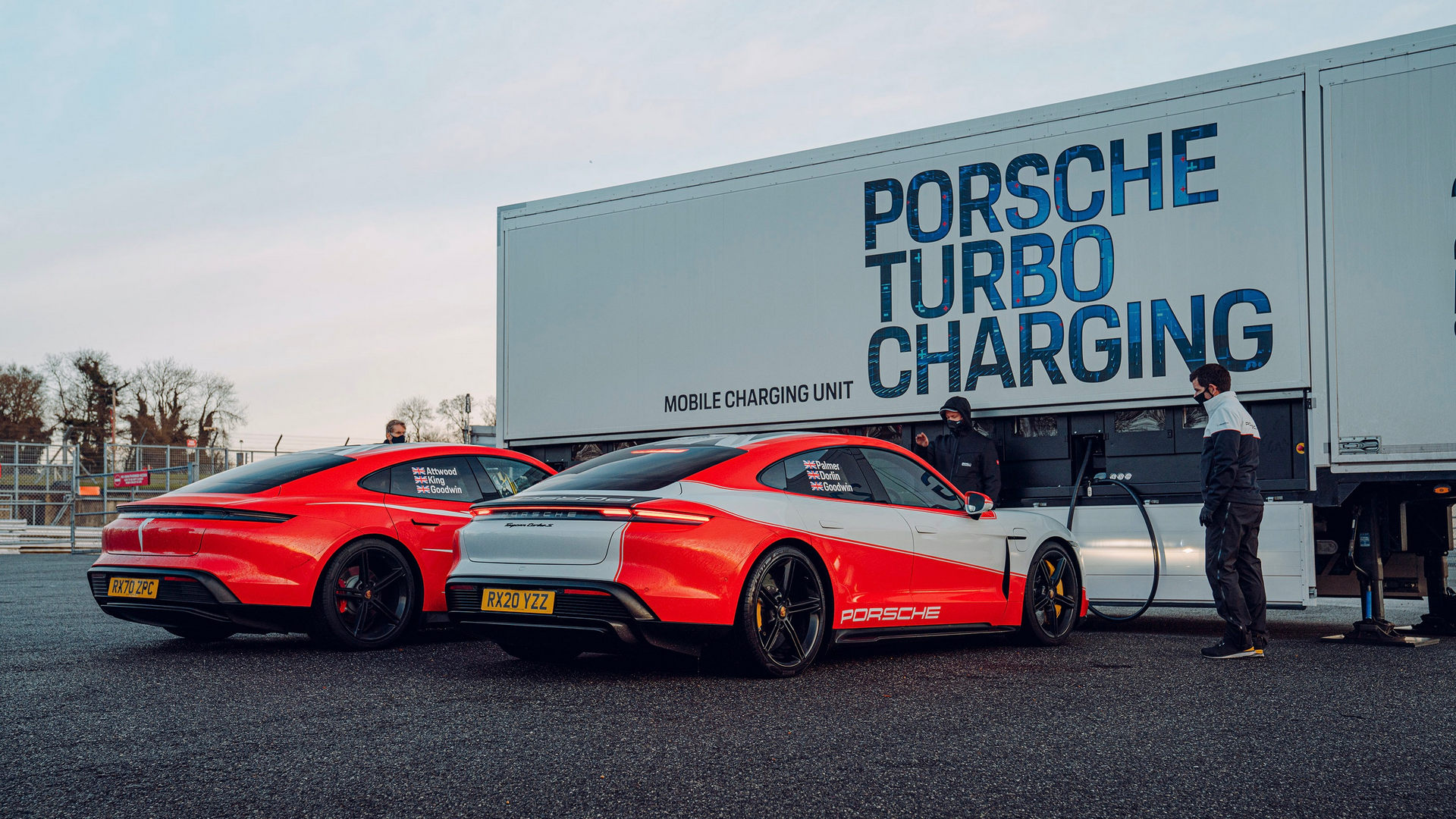 Two Porsche Taycans Set 13 Endurance Records In The UK