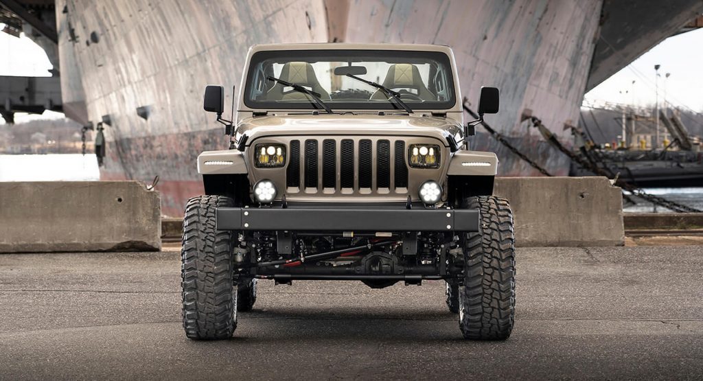  Custom Shop Takes New Jeep Wrangler JL And Gives Its An ’80s / ’90s YJ Retro Facelift