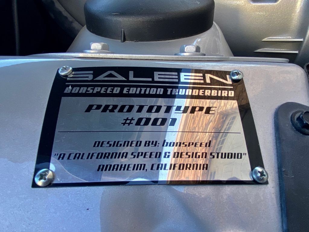 Buy The One And Only Saleen-Bonspeed Ford Thunderbird Prototype