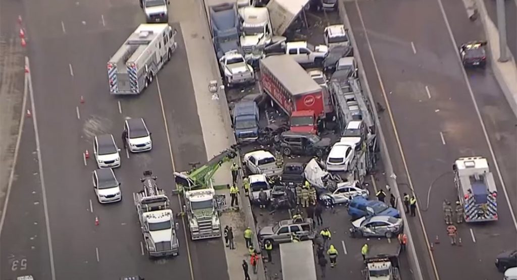  At Least Five People Killed In Massive 75+ Vehicle Pileup On Icy Texas Interstate