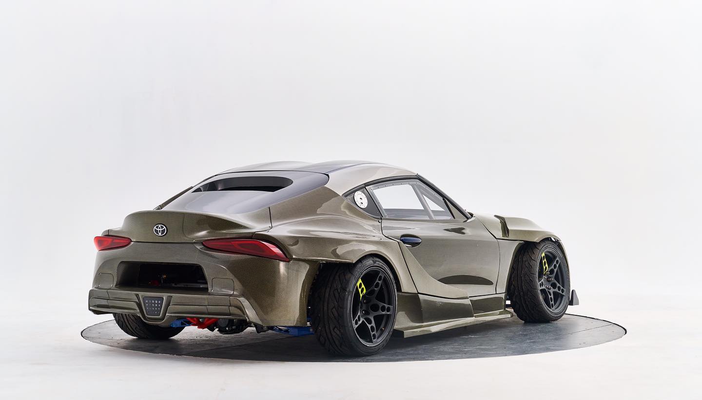 This Toyota Supra Drifter Has A Twin-Turbo 2JZ Engine And A Carbon Kevlar Body