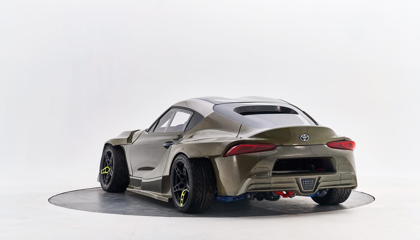 This Toyota Supra Drifter Has A Twin-Turbo 2JZ Engine And A Carbon Kevlar Body