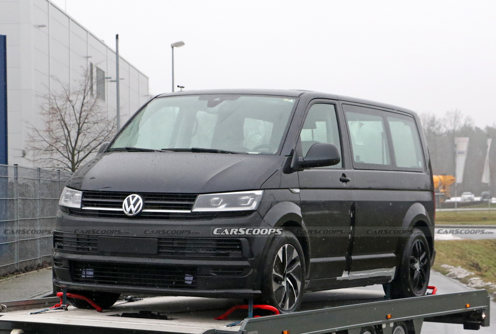 Volkswagen Finally Caught Testing An ID.Buzz Test Mule!