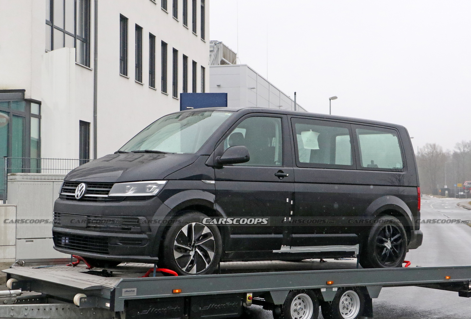 Volkswagen Finally Caught Testing An ID.Buzz Test Mule!
