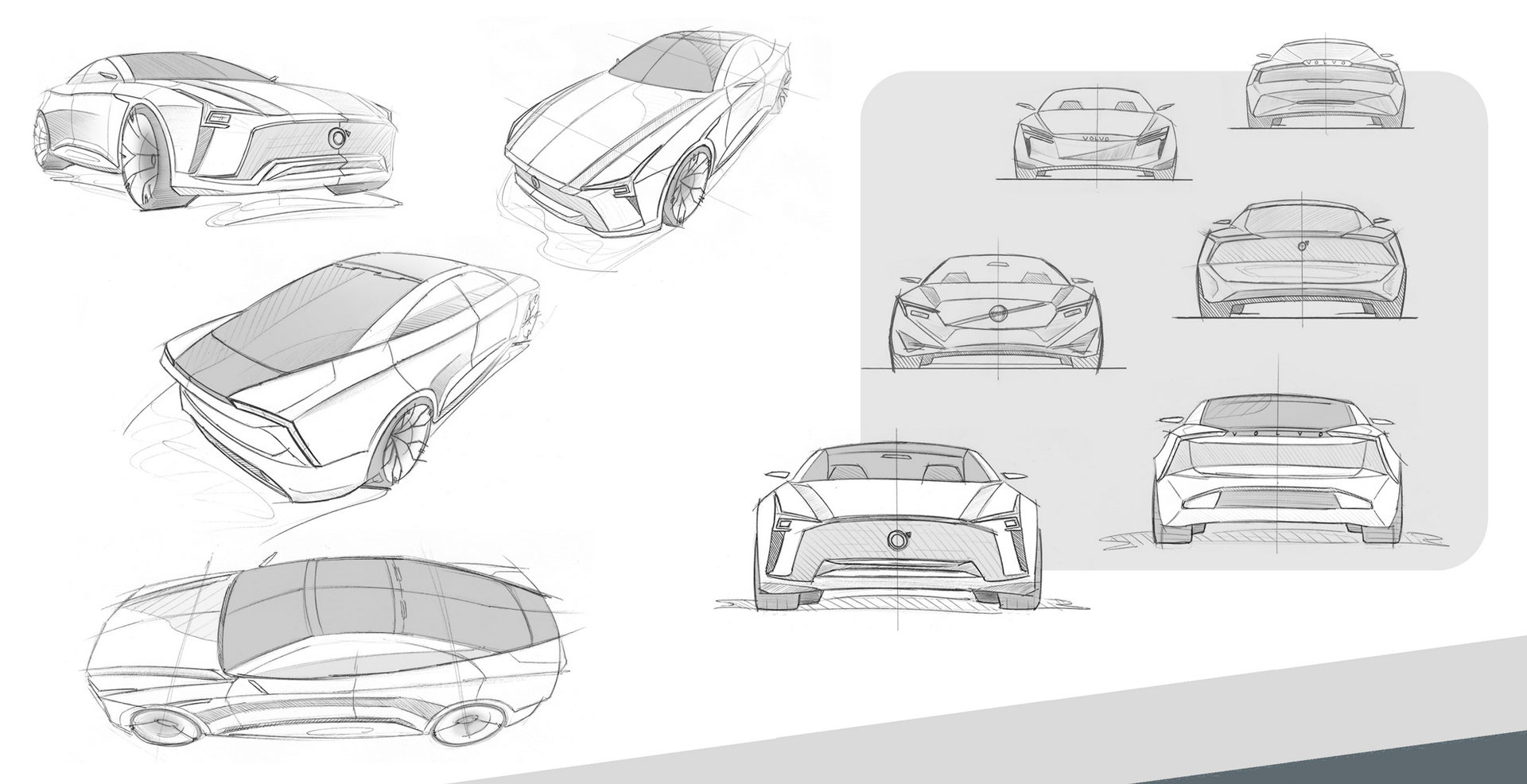 Volvo Krigare Study Envisions A Sharp Four-Door Coupe Future For The Swedes