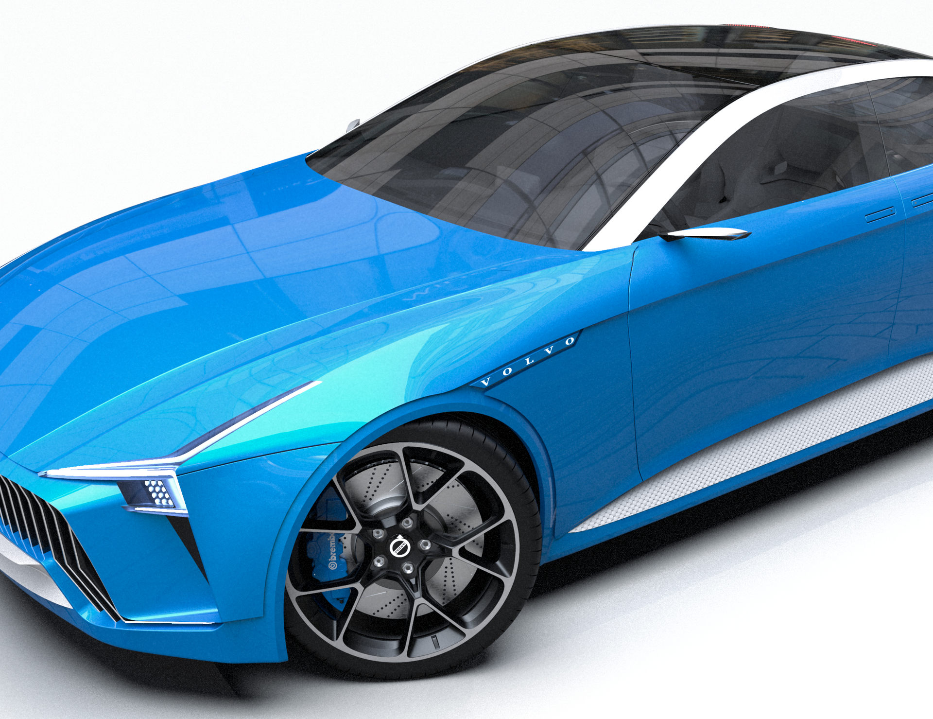 Volvo Krigare Study Envisions A Sharp Four-Door Coupe Future For The Swedes