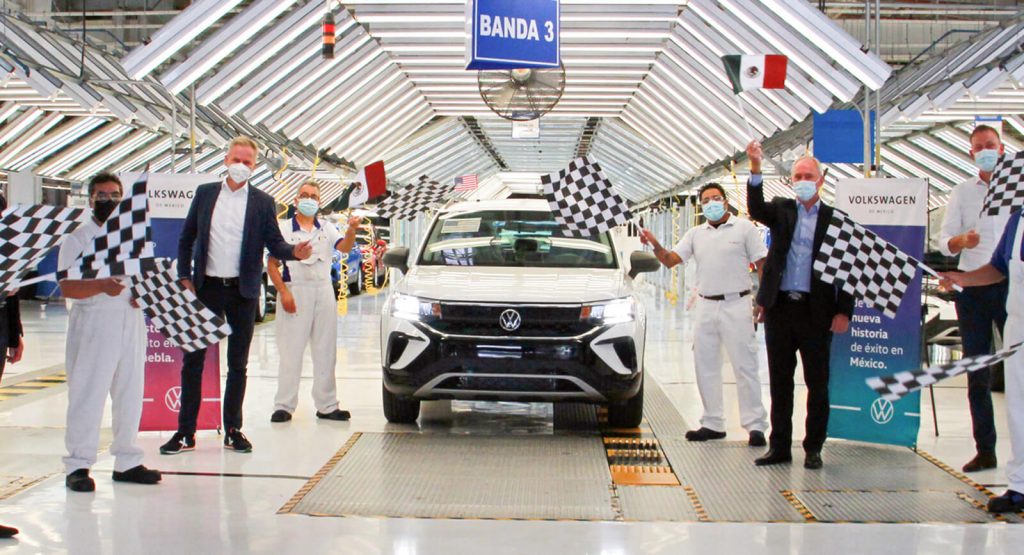 VW Begins Production Of Taos Compact Crossover For U.S. Market In Mexico